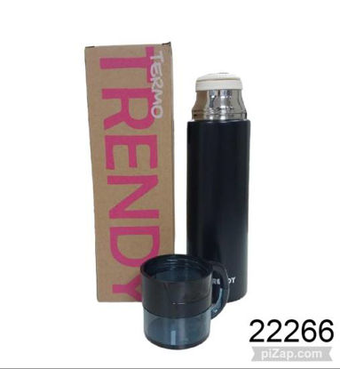 Imagen de TERMO DE ACERO TERMICO CON TAPA TAZA TRENDY 1/2 LTRO EN CAJA 6.24